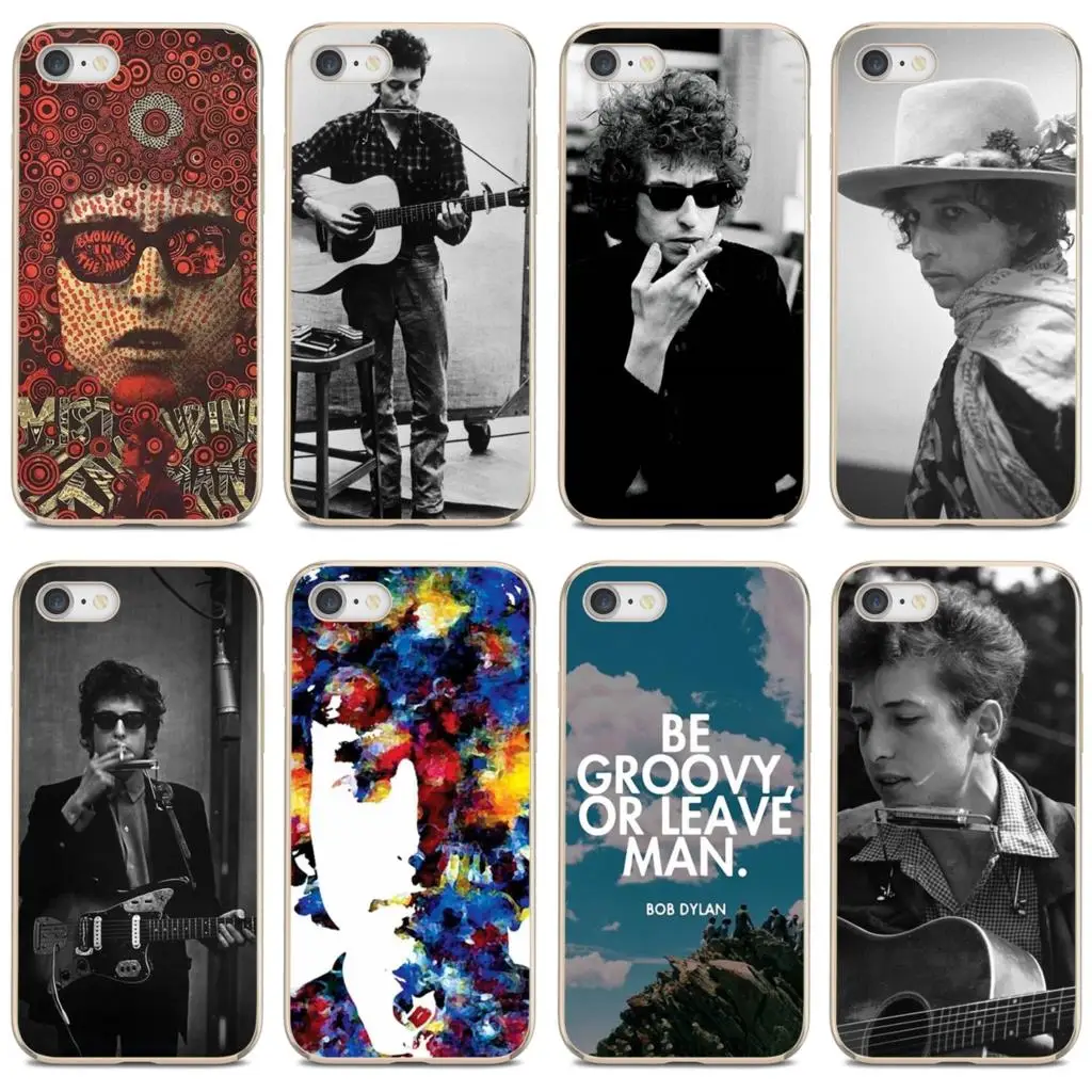 

American Rock Bob Dylan Smoking For iPhone 10 11 12 13 Mini Pro 4S 5S SE 5C 6 6S 7 8 X XR XS Plus Max 2020 Soft Shell Cover