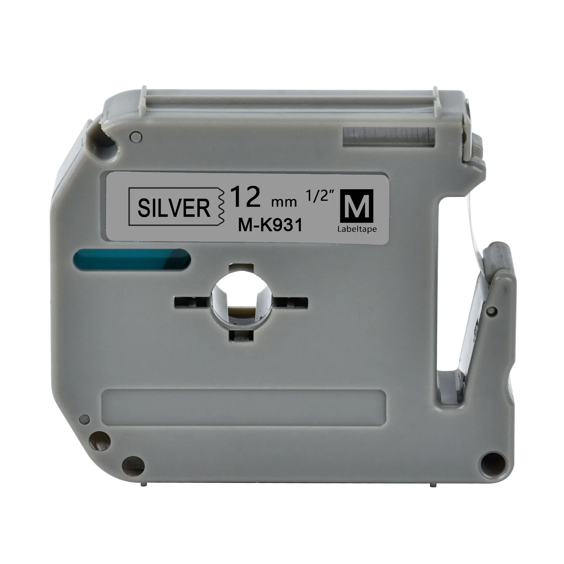 CIDY совместимый brother M-K231 MK231 MK 231 MK-231 черный на белом 12 мм ламинированные сильные клейкие этикетки ленты для PT-80 PT-70 - Цвет: 12mm black on silver