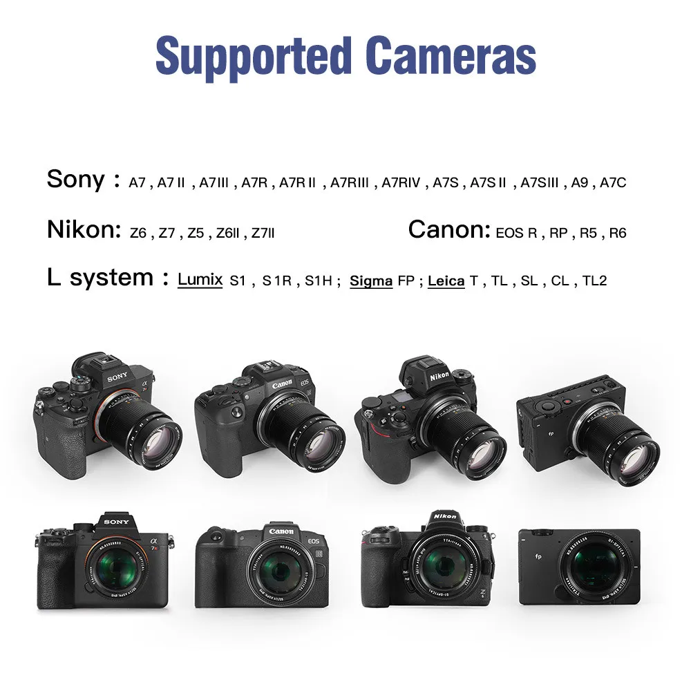 Полнокадровые Объективы TTArtisan 50 мм F1.4 ASPH с ручной фокусировкой для камер Sony E Canon RF