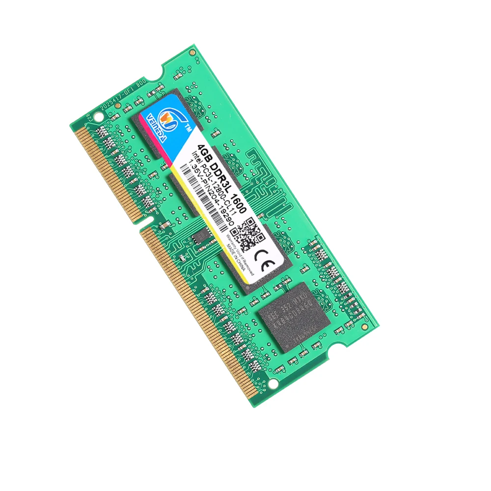 Оперативная память VEINEDA Sodimm DDR3L 2 ГБ 4 ddr3L 1333 МГц для ноутбука Intel AMD | Компьютеры и