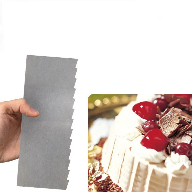 Инструменты для выпечки торта из нержавеющей стали шаблон скребок лопаточка