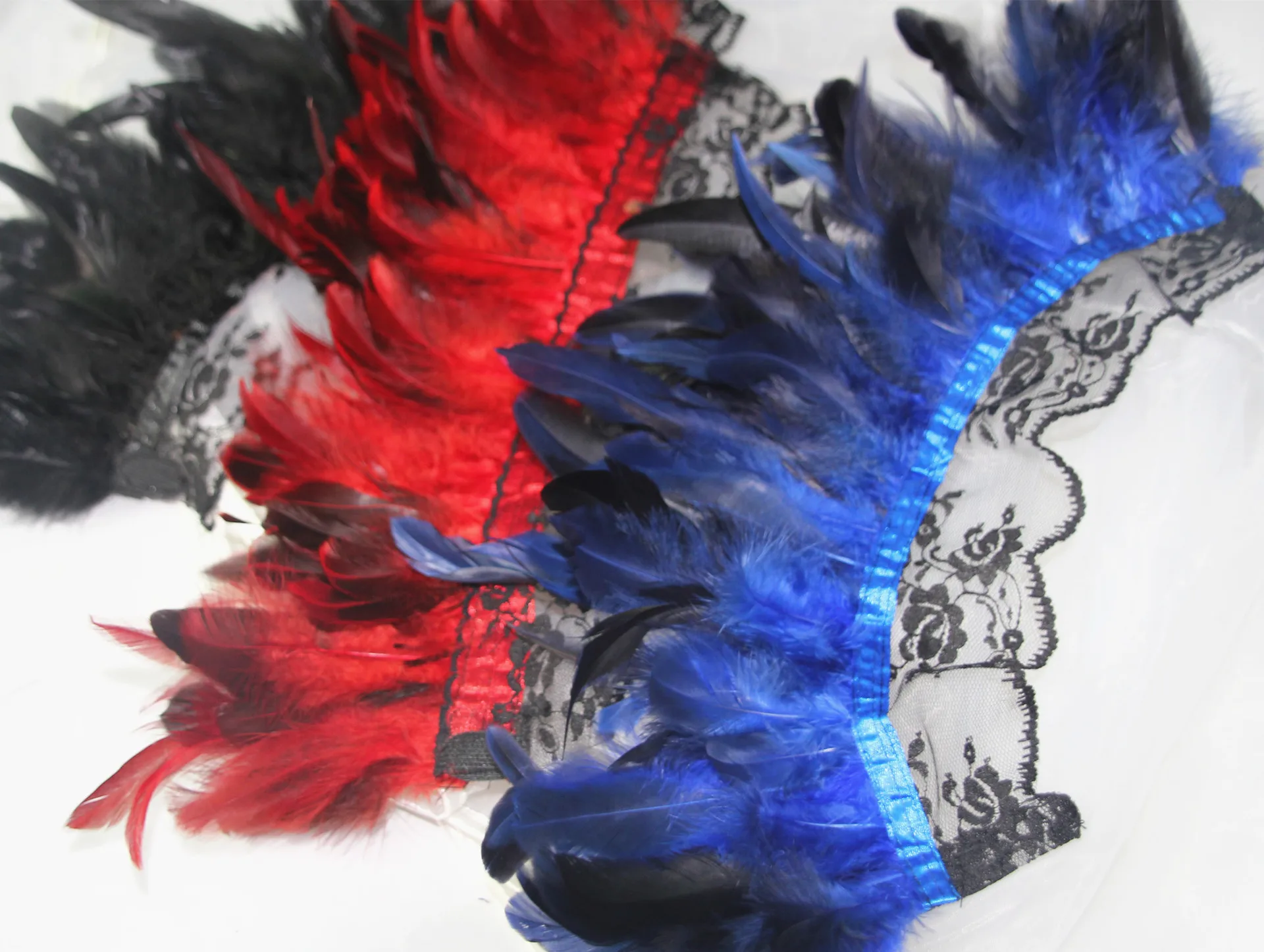 Новинка 2020 аксессуары для косплея привлекательный воротник с перьями кружевной