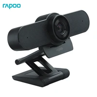 original rapoo c500 webcam 4k fhd 2160p with usb2 0 with mic adjustable cameras with cover for live broadcast pc desktop