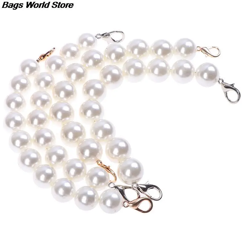 Pearl Beaded Short Bag Straps Shoulder Belt Purse Handle Diy Chain Accessories | Parts &amp