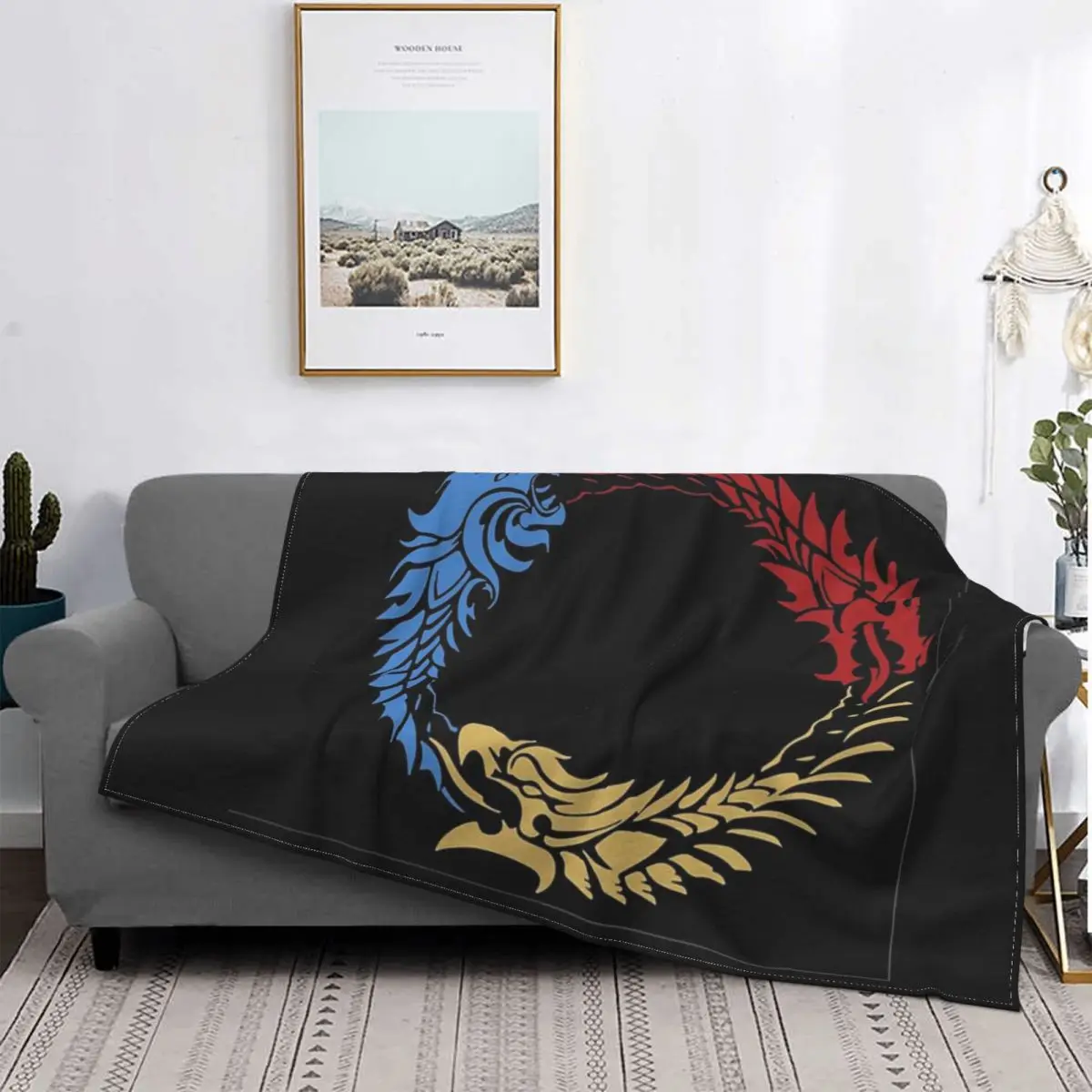 

Elder Scrolls Online Blanket Bedspread Bed Plaid Muslin Beach Cover Sofa Blankets Winter Bed Covers