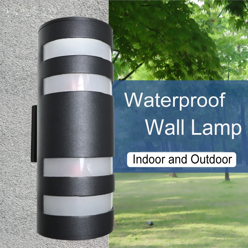 Крытый Открытый 6 Вт 12 светодиодный настенный светильник водонепроницаемый