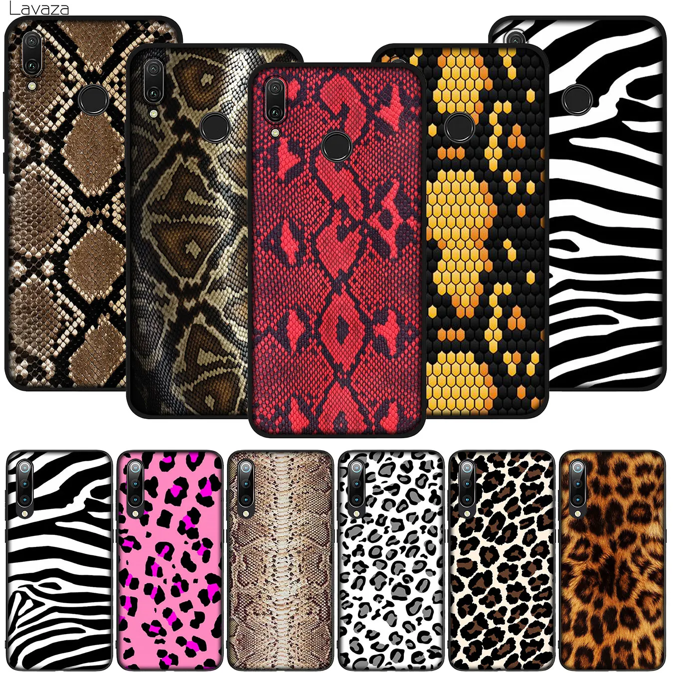 Чехол для телефона из мягкого силикона с рисунком в виде змеиной кожи "Leopard Snake Skin DIY Drawing" для Xiaomi Redmi Note 8 8A 7 7A 6 6A 5 5A S2 GO K30 K20 Pro.