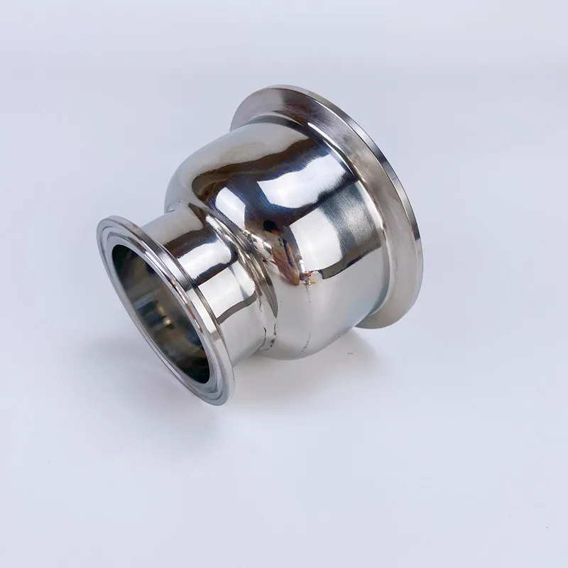 Трехзажимная чаша 3x4 дюйма полусферическая. Санитарная нержавеющая сталь 304