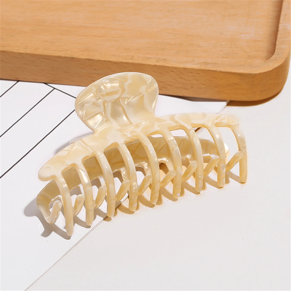 

Korean Style For Women Girls Big Size Acrylic Acetic Acid Hair Crab Claws Leopard Grain Hair Clips Headwear Accessories Ornament