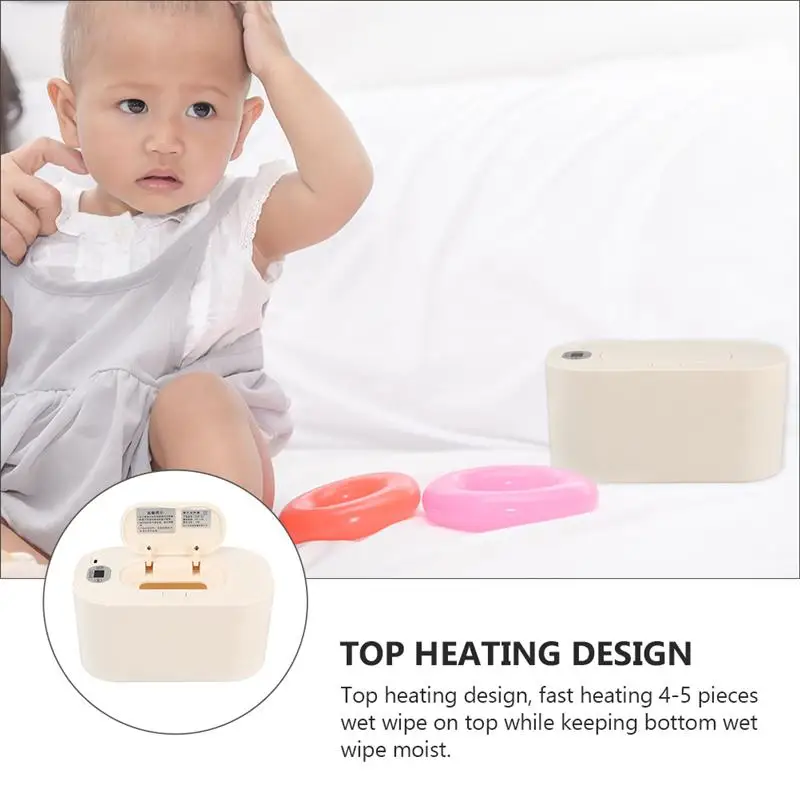 

Baby Wipe Warmer Constant Temperature Adjustable Wipes Tissue Box Heater Wipes Dispenser Heater Wet Tissue Heating Box