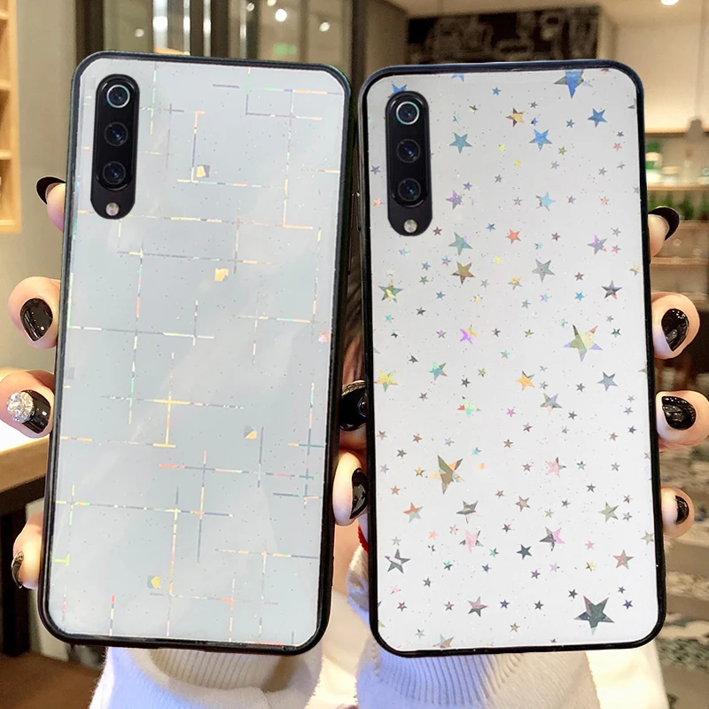 TRISEOLY чехол с лазерным градиентом для Samsung Galaxy A50 A30 A20 A10 A70 A60 A40 A80 A90 мягкий