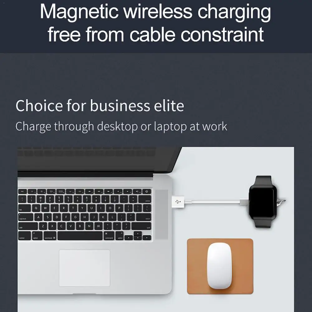 Беспроводное зарядное устройство для Apple Watch 1 2 3 4 Series портативное магнитное Usb IWatch