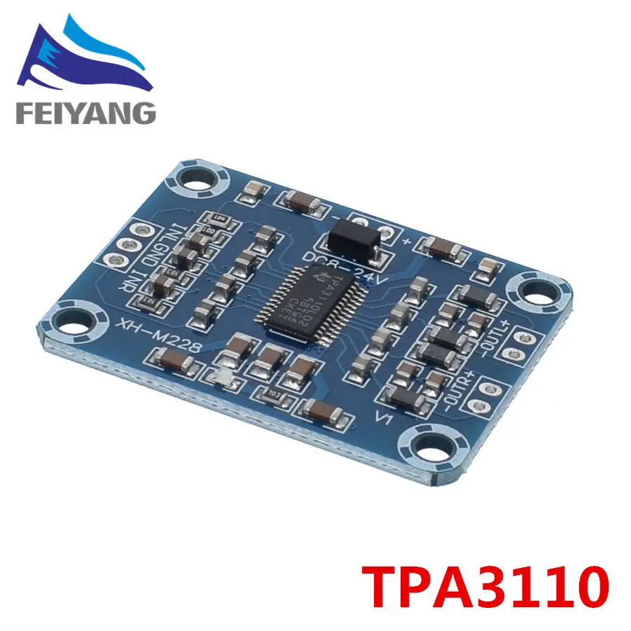 TPA3110 2X15W цифровой аудио Stere модуль усилителя мини бинауральные контроллер 100dB DC 8