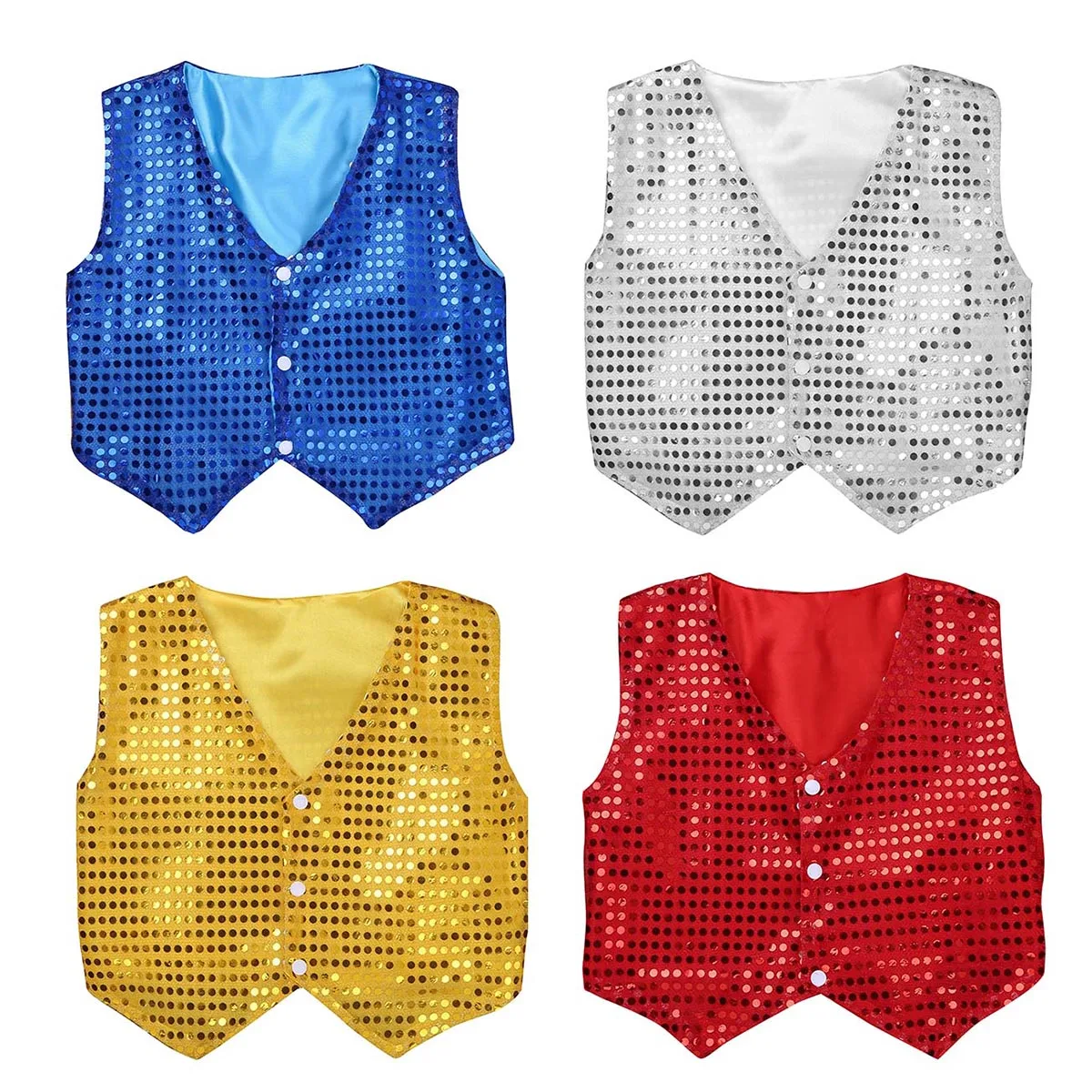 

Kids Sequin Hip Hop Clothing Clothes for Girls Jacket Crop Tank Tops Shirt Shorts Jazz Dance Costume Ballroom Dancing Streetwear