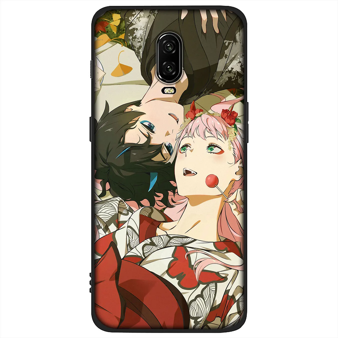 IYICAO Darling in the FranXX аниме Мягкий Силиконовый ТПУ черный чехол для телефона OnePlus 7T 7 Pro