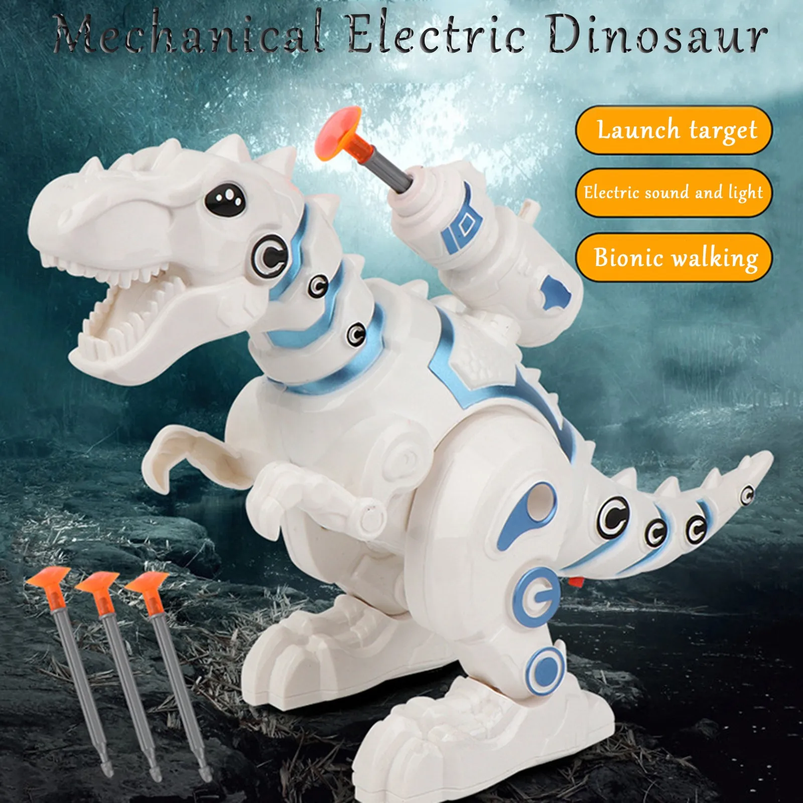 

Intelligent Robot Dinosaur Toy Montessori Intelligent Remote Control Walking Educational Toys for Kids and Boys Children Gift