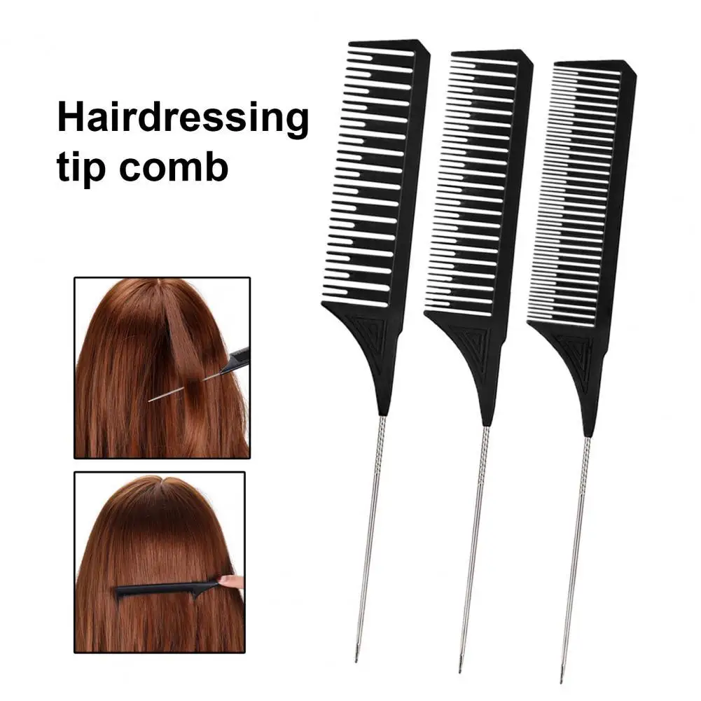 Hair Dyeing Trendy Comb Anti-static Good Toughness PC Tip-tail Highlighting for Stylist | Красота и здоровье