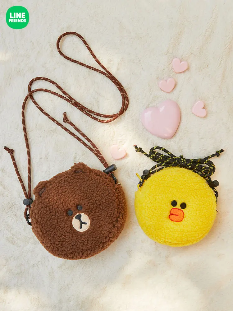 

Милый коричневый чехол для девочек Line Friends