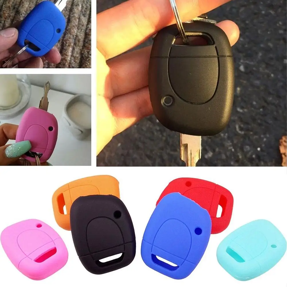 Car Key Protection 1 Button Silicone Remote Fob Cover Shell Case for Renault Twingo Clio | Автомобили и мотоциклы