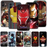 marvel ironman silicone soft phone case funda for iphone 12 13 mini 11 pro max 7 8 6 6s plus xr x xs 5 5s se 2020 cover