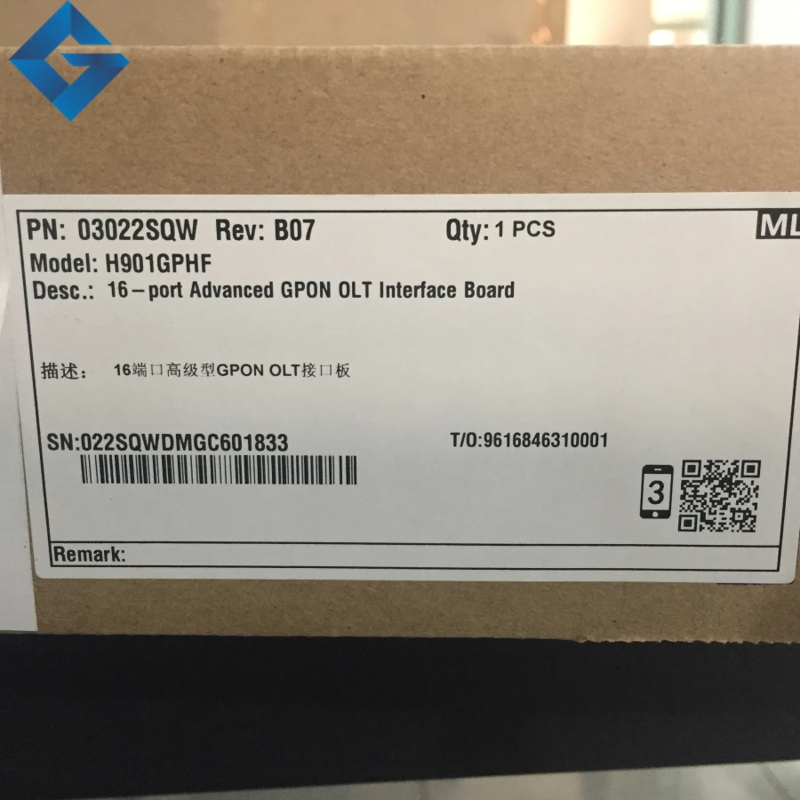 Оригинальная новая плата HUA WEI с 16 портами GPON H901GPHF шт. модулей Class B + C ++ SFP