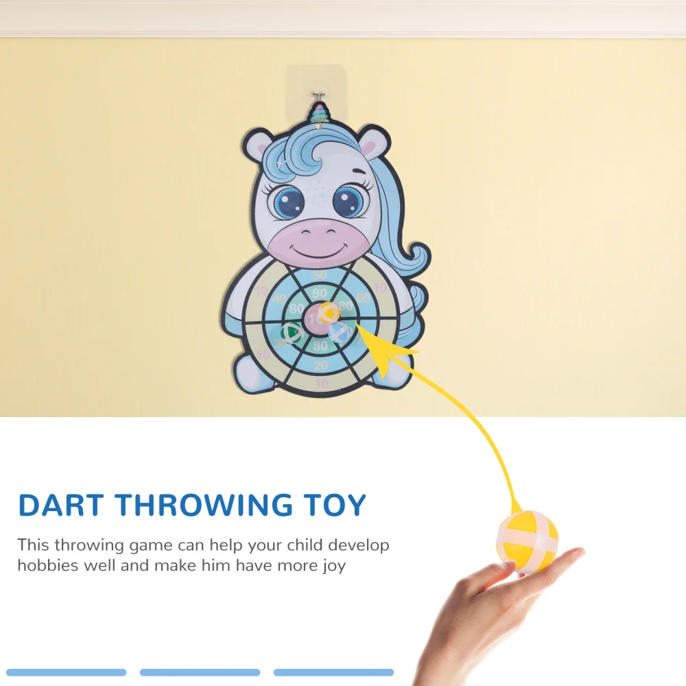 

1 Set/5pcs Chic Sticky Target Plaything Kids Toss Catch Game Throw Dart