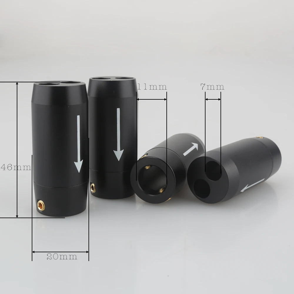 4x Hi Fi аудио Y разветвитель RCA кабель Динамик провод штаны из алюминиевого сплава