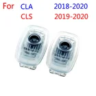 2X для Mercedes benz CLA C118 W118 2018 2019 2020 CLS C257 W257 AMG CLA200 CLS300 CLA250, светодиодная лампа для двери автомобиля, логотип, призрачный проектор