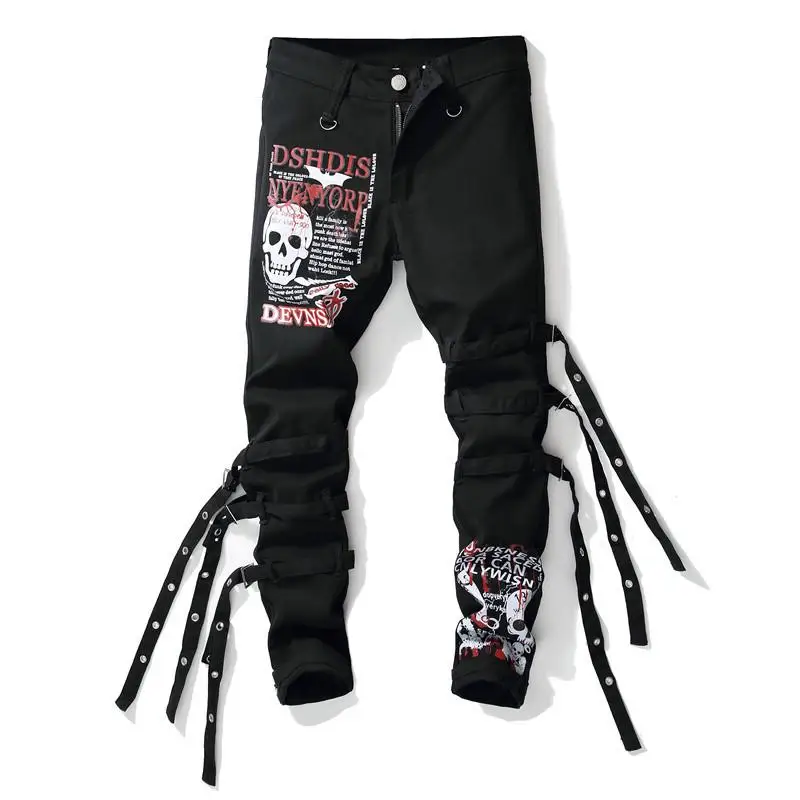

New Arrivals Men's Straight Denim Pants Retro Trousers Slim Casual Jeans