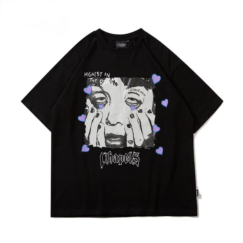 

Футболка мужская и женская свободного покроя, с коротким рукавом