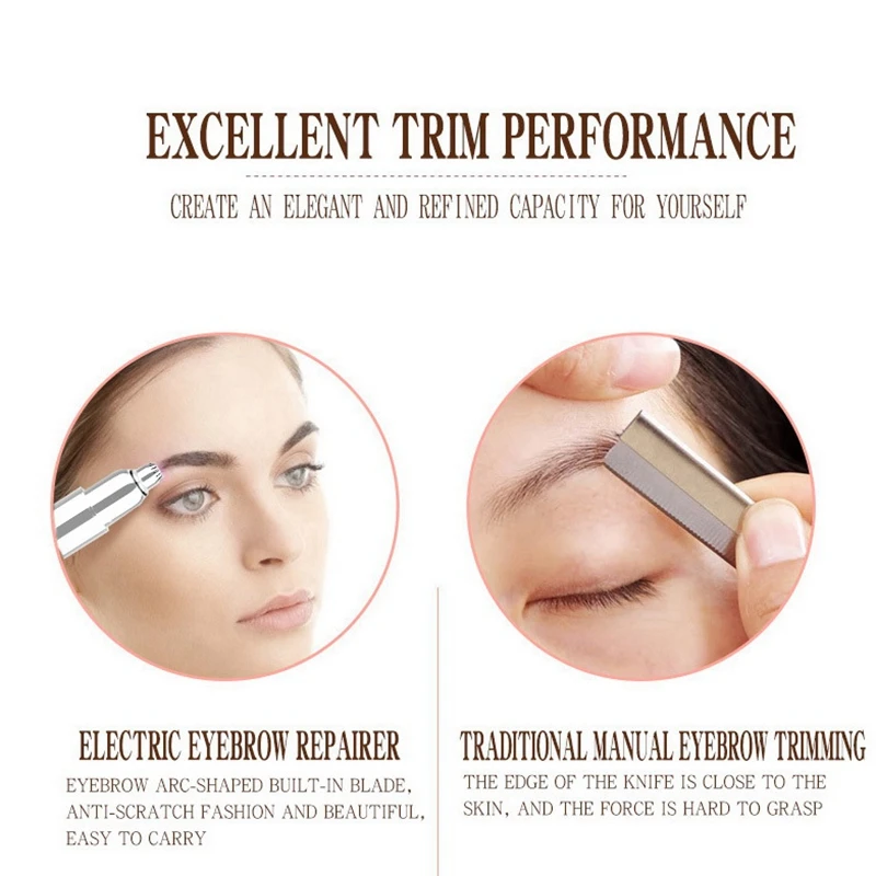 Уха нос триммер для стрижки волос зарядка через USB не вызывает болезненных