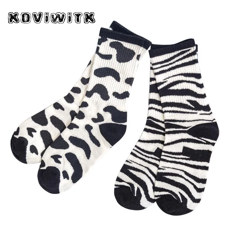 Носки женские в стиле Харадзюку короткие модные носки с полосками милое