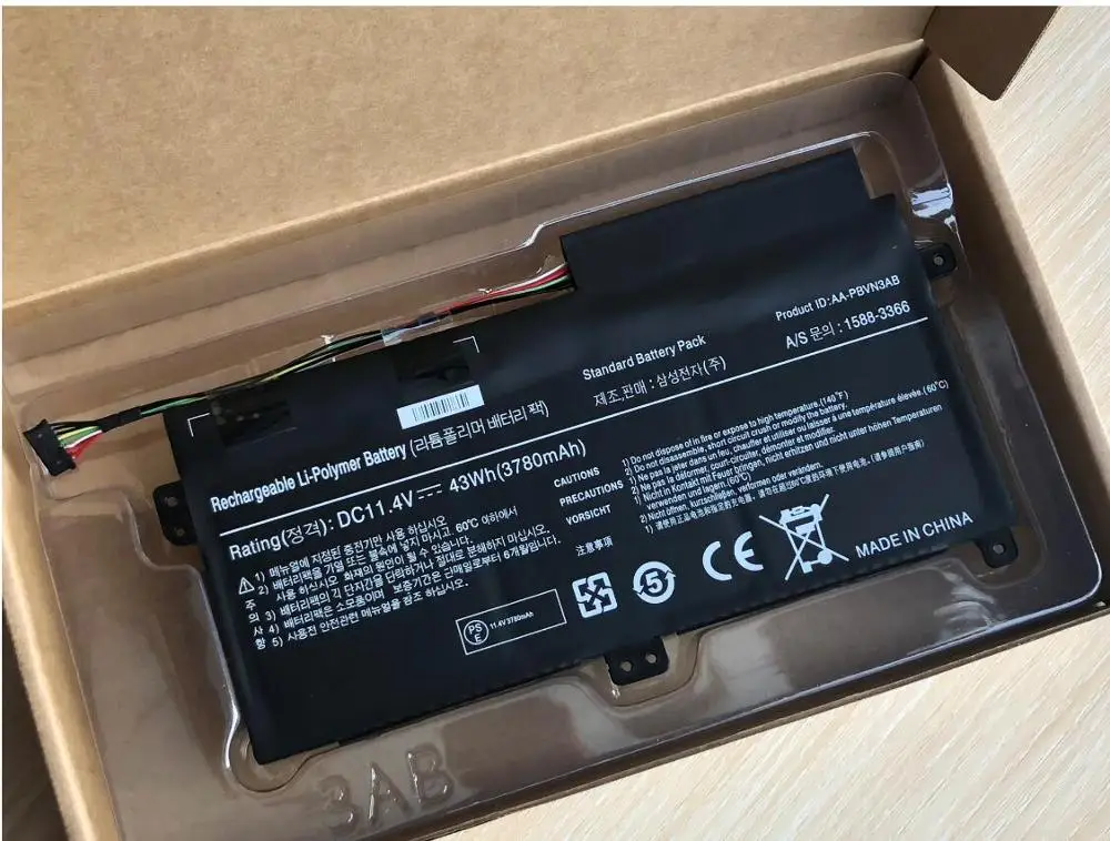 Аккумулятор для ноутбука Samsung AA PBVN3AB Np470 NP51OR5E NP510R5E Ba43 00358a NP370R4E Np510 NP370R5E 1588 3366