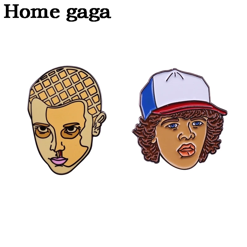 

D3198 Homegaga Hot tv show Character Metal Badge Pins and Brooches for Women Men Lapel pin backpack bags badges