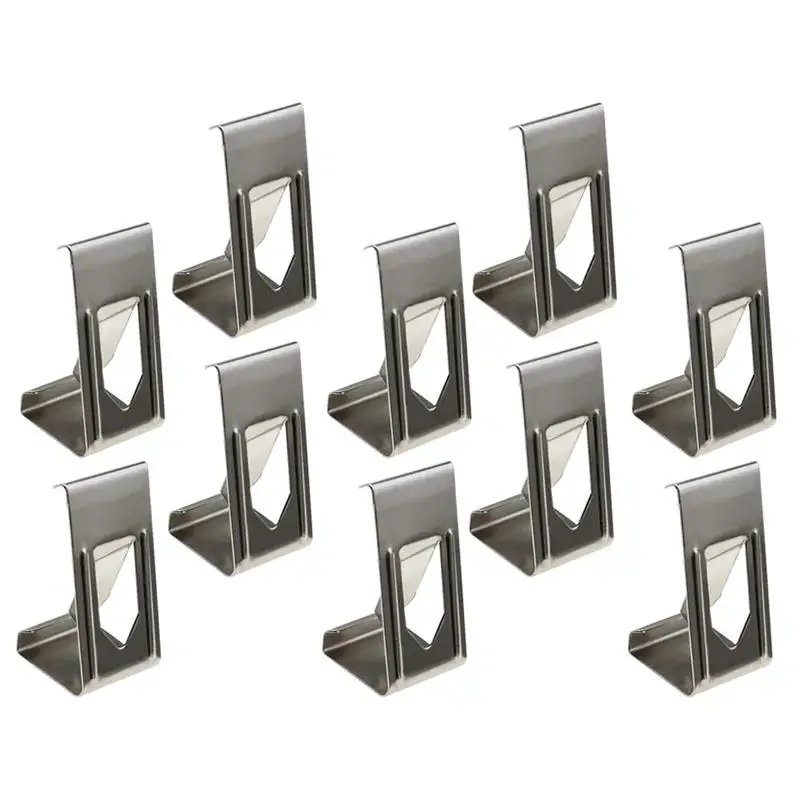 

50pcs Photo Frame Metal Spring Turn Clips Hangers Hooks Accessories (Silver)