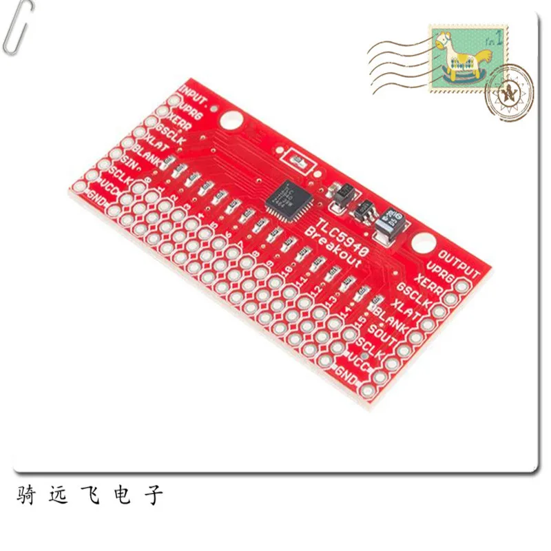 

Светодиодный драйвер Breakout-TLC5940 (16 каналов) PWM светодиодный драйвер