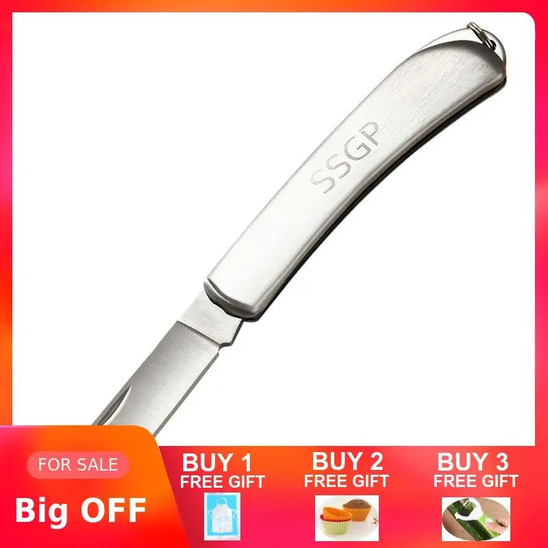 1 шт. складной нож для фруктов из нержавеющей стали кемпинга бутиковый кухонный