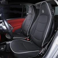 car full wrap seat cover leather decoration for brubus smart 451 450 fortwo four seasons breathable not moves seat cushion car