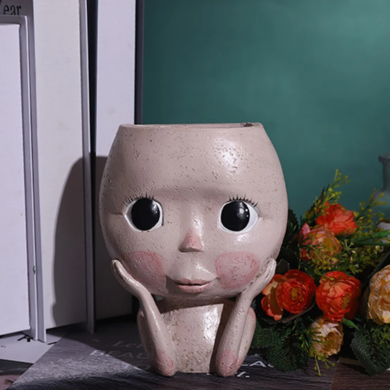 

Nordic Closed Eyes Flower Pot The Best Plant Pot That Can Dress Up HUG-Deals