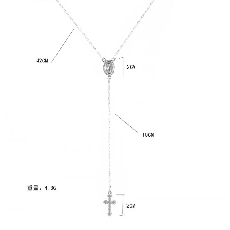 Новый Винтажный Золотой/Серебряный/розовое золото христианский крест Богемия