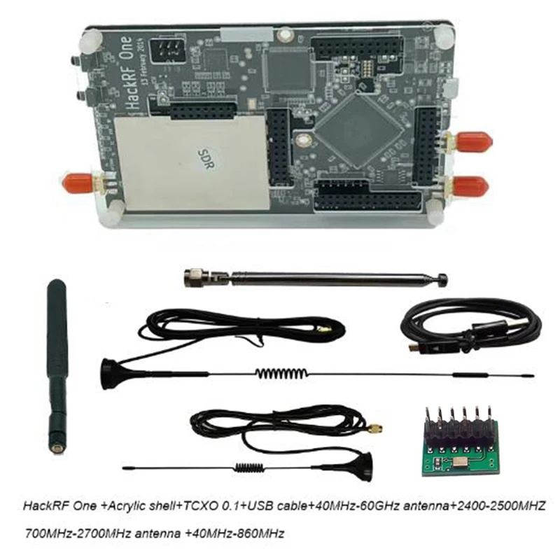 HackRF один 1 МГц до 6 ГГц программно-радио на платформе макетная плата SDR