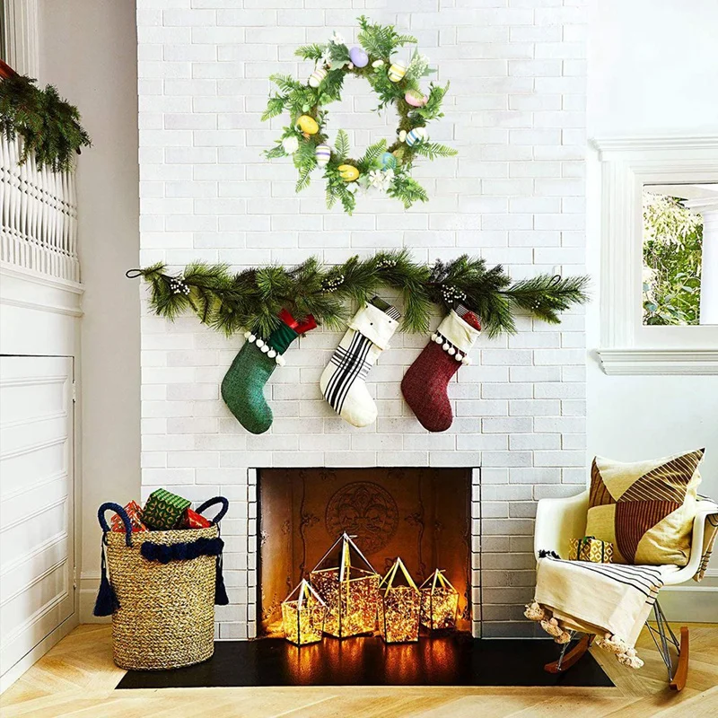 

Easter Wreath Artificial Eggs Wreath for Front Door Wall Window Wedding Party Farmhouse Garden Office Home Decor