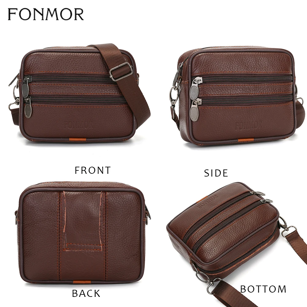 Мужские сумки Fonmor из высококачественной натуральной воловьей кожи мессенджеры