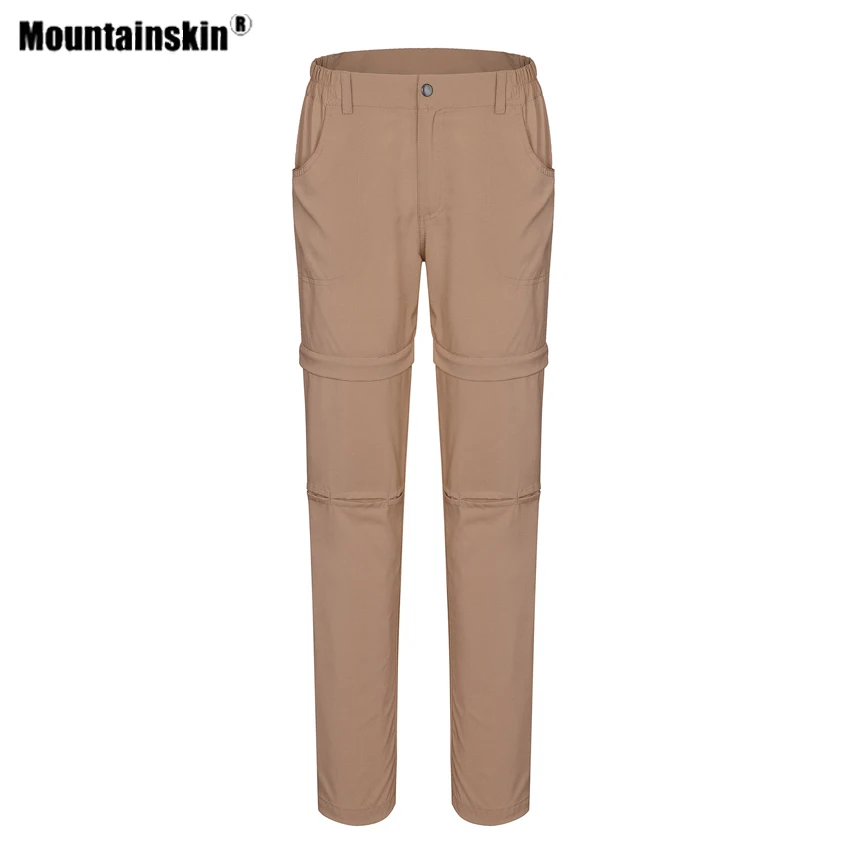 Женские быстросохнущие съемные брюки Mountainskin дышащие спортивные однотонные