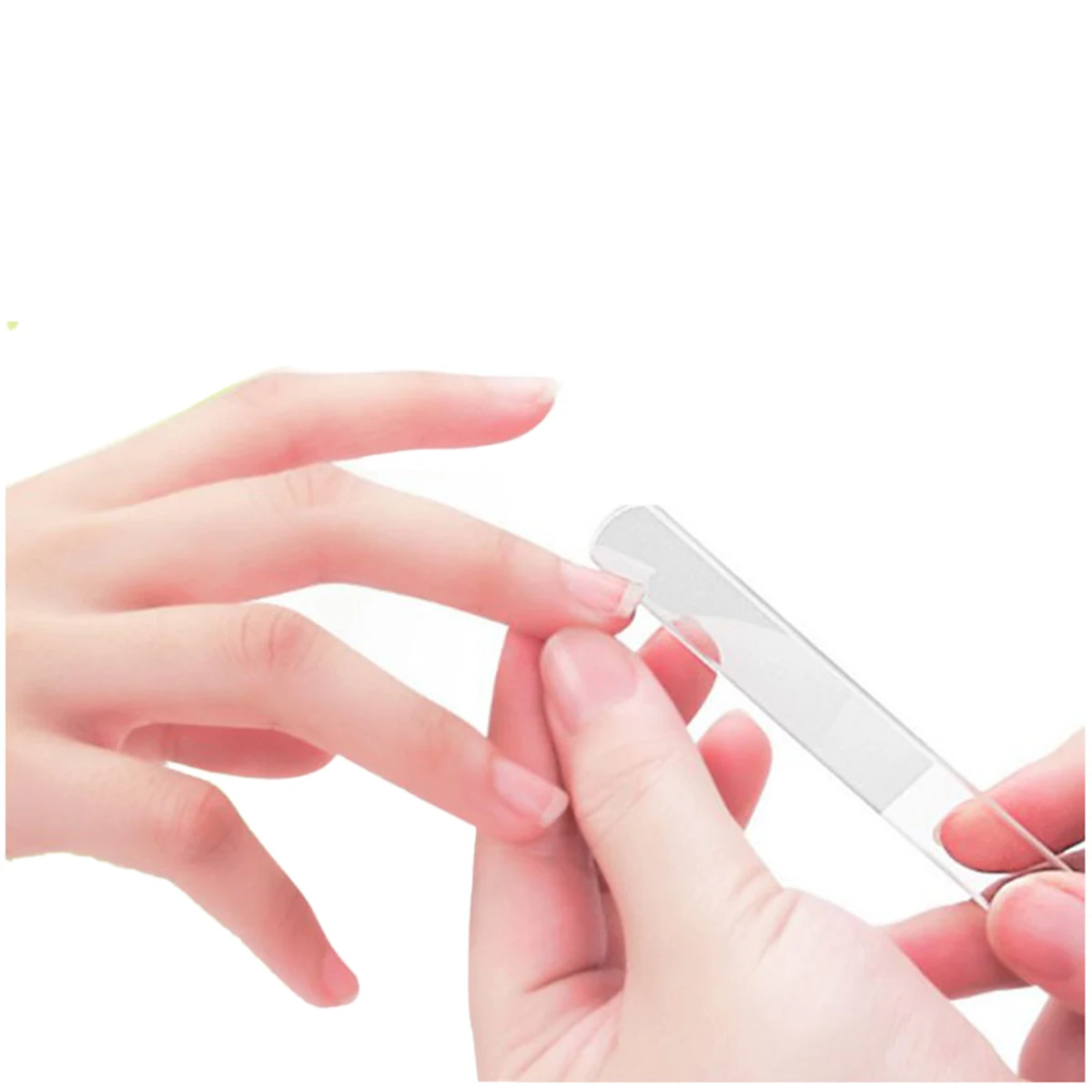 

Nail File Nano Glass Non-slip Handle Semiconductor Technology Quick Polishing Manicure Tools