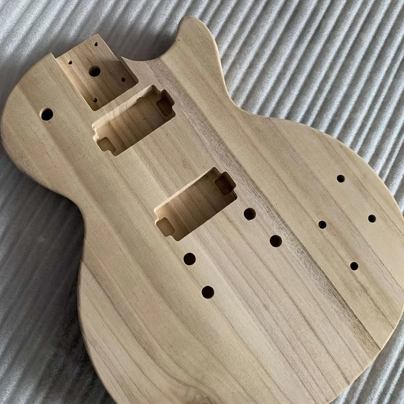 unfinished handgefertigten gitarre körper candlenut holz elektrische gitarre körper gitarre barrel ersatz teile free global shipping