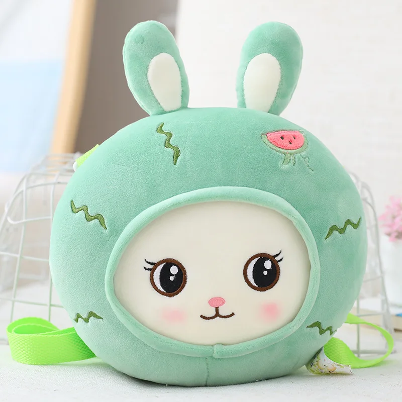 

New Cute Rabbit Backpack Plush Toy Fashion Creative Soft Cartoon Animal Doll Appease Doll Children Holiday Birthday Gift