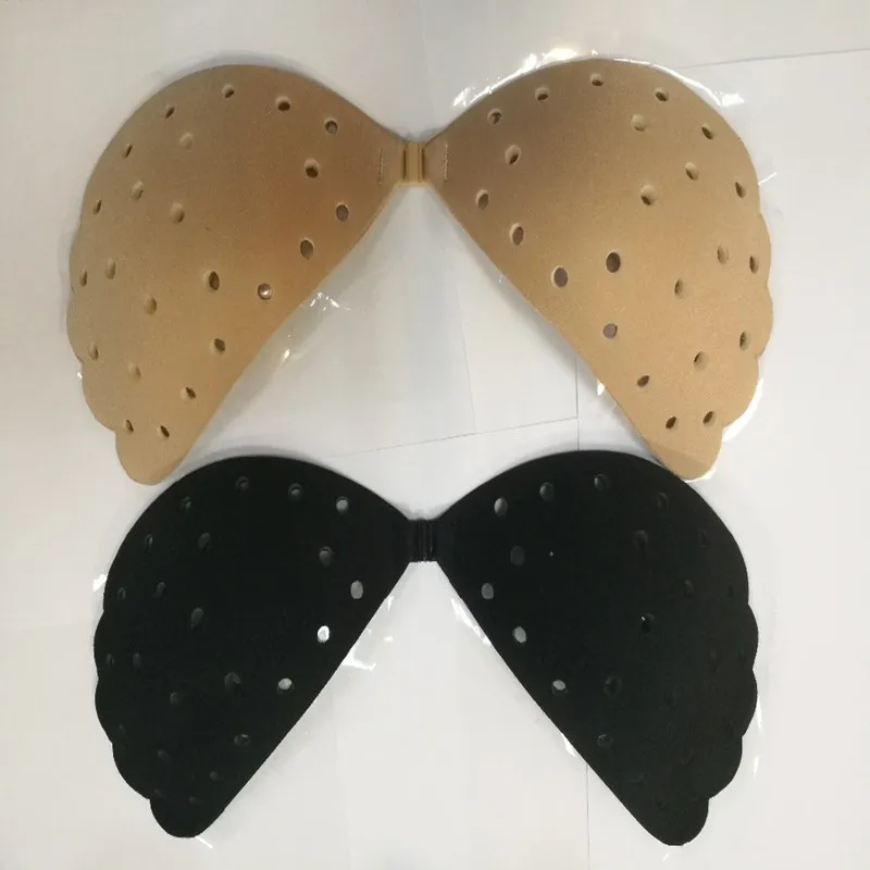 Invisible Bras Self Adhesive Backless Front Closure Strapless Bra Push Up Breast Cup A B C D  For Wedding Party Dress