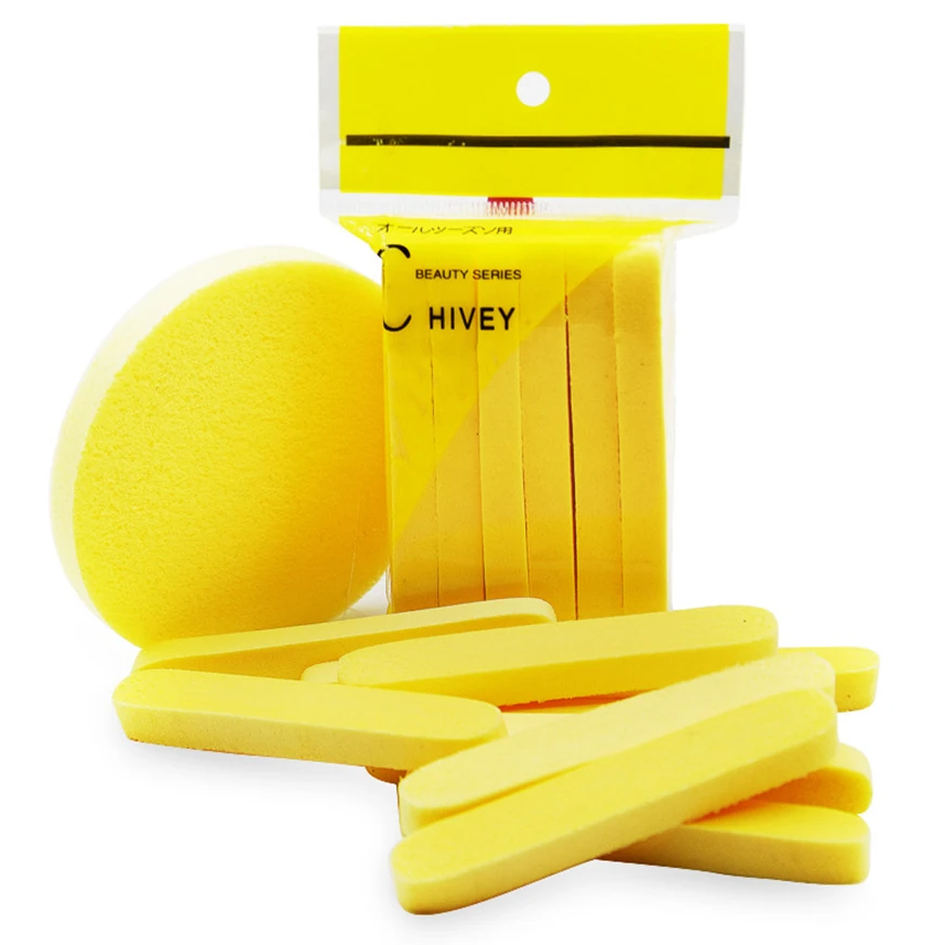 12 шт. косметический спонж для очищения кожи тела лица мытья удаления макияжа