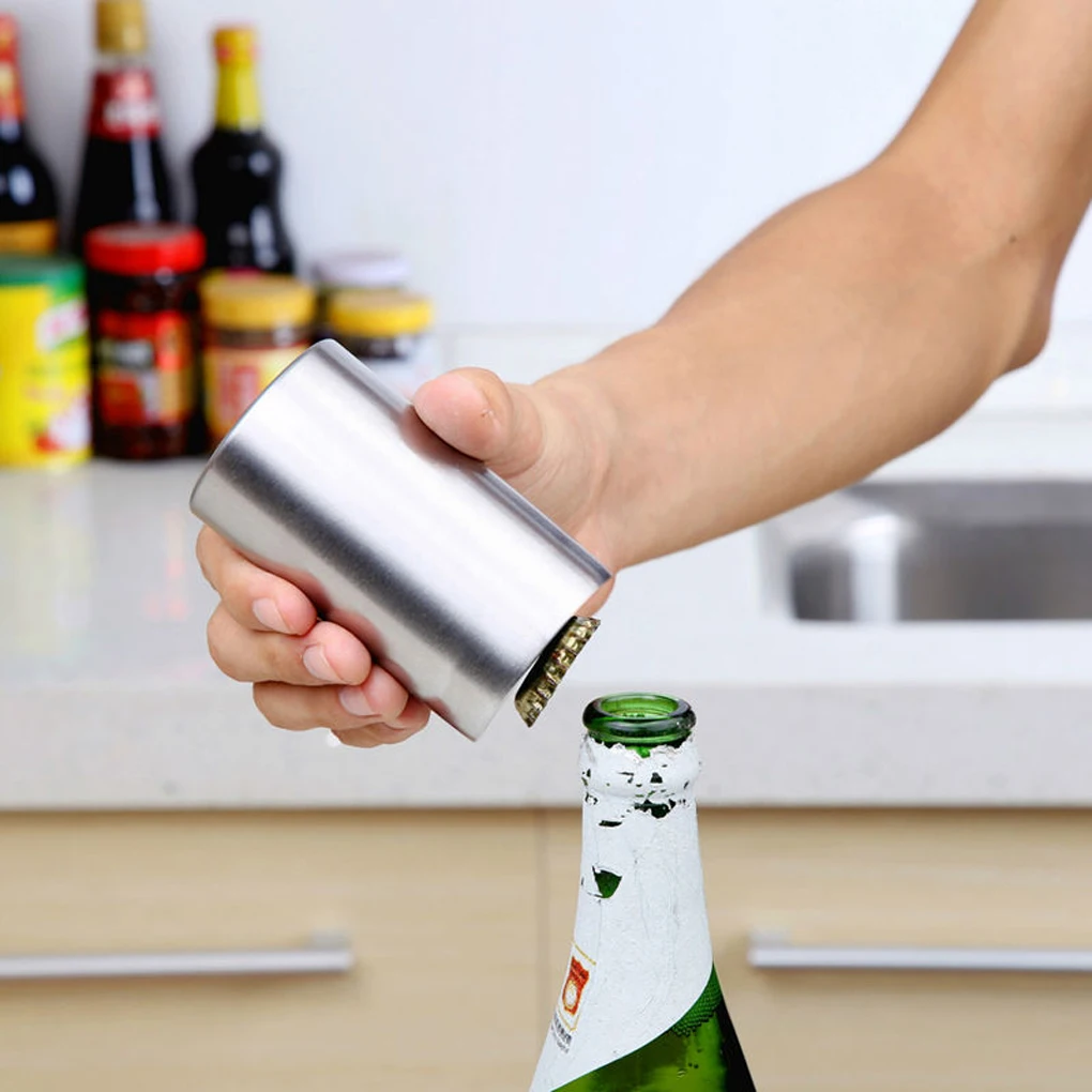 

Stainless Steel Bottle Opener Automatic Beer Soda Cap Wine Drinking Bottle Opener Set kitchen accessories kitchen Tool gadgets